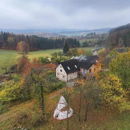 Klimatyczny Wiejski Dom W Gorach Sowich - Przygorze 201 Prázdninový dům *